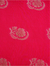 Royal Pink Crepe Silk Suit